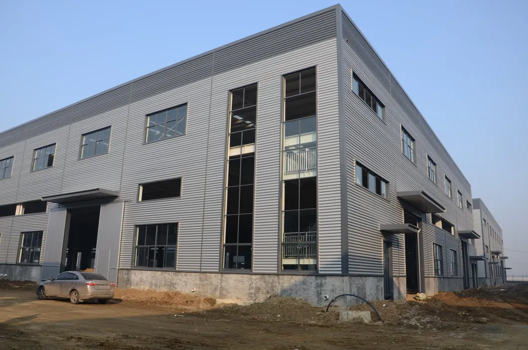 Prefabricated Light Steel Structure Construction Shed Industrial Metal Garage