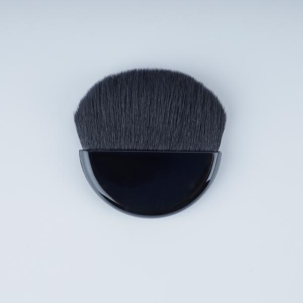 Silkscreen Logo Plastic Base Compact Makeup Brush 30g Eco Friendly