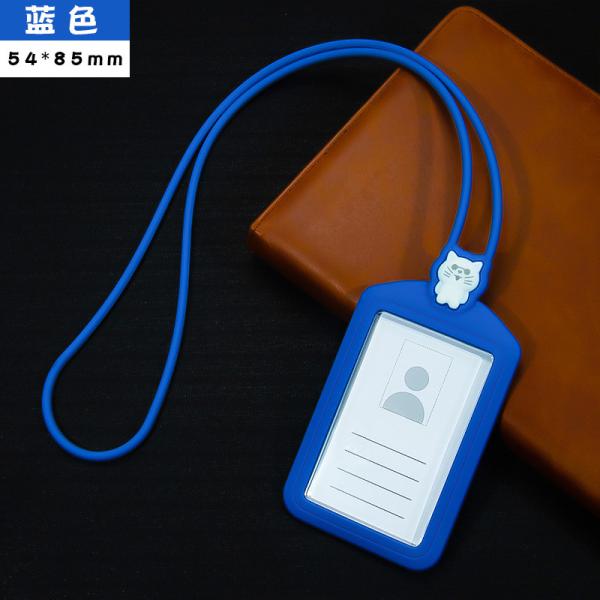 Профессиональный держатель кремниевой карты с ремнем на шее без BPA