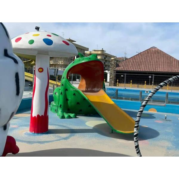 La fuente de la seta del agua de la fibra de vidrio modificada para requisitos particulares para los niños rocía el parque