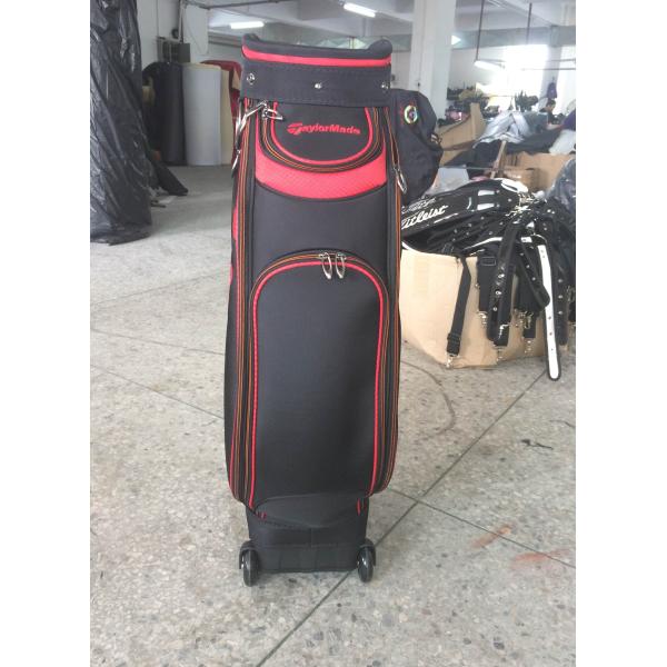 Nylon golf bag , professional golf bag,golf cart bag with wheel