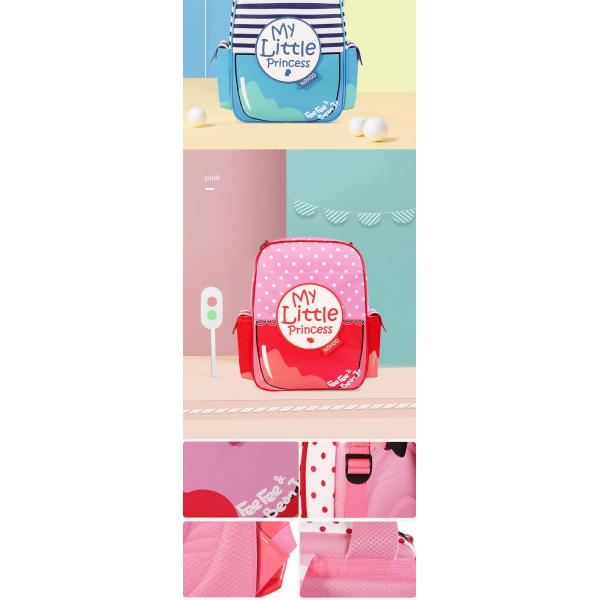 Nohoo 2019 new arrival waterproof lightweight PU 3D cartoon children school bags for girls