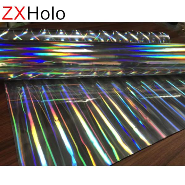 BOPP Metallized Holographic Laser Top Coating Film Facestock Material For Labels Easy Print
