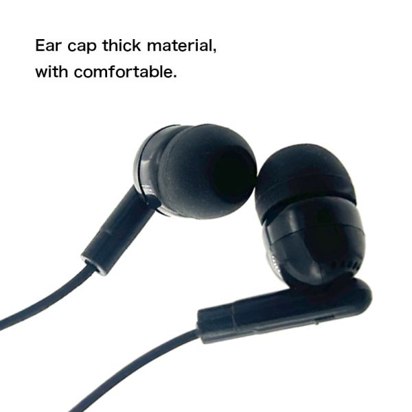 3.5mm Handsfree Earphone Universal Wire Earbud Headphone With Microphone for Phone Style on-ear Sensitivity 104±10%DB