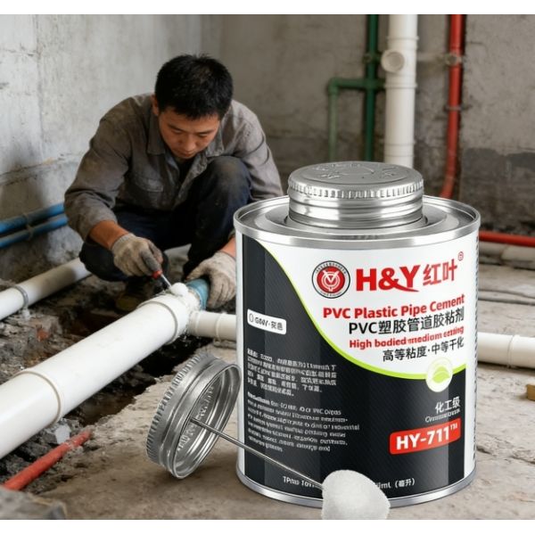 High VIscosity PVC Solvent Cement With Clear Color For Plastic Waterpipe Strong Adhesive