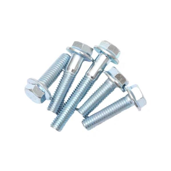 Din6921 Flange Bolts  Hot Sold in the Factory with High Strength 8.810.912.9 Black Galvanized Flange Bolts