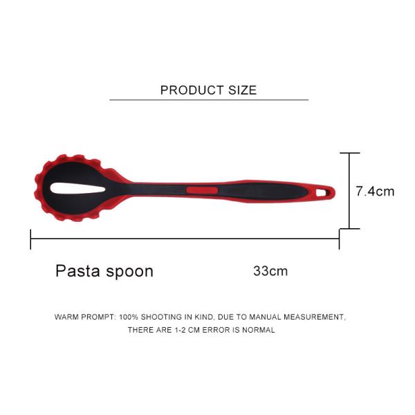 Safe Private Label Silicone Kitchen Accessories Non Stick Customize Spaghetti Tong