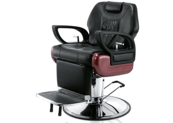 Antique Man Salon Barber Chair Furniture Comfortable With Round Base , OEM Service