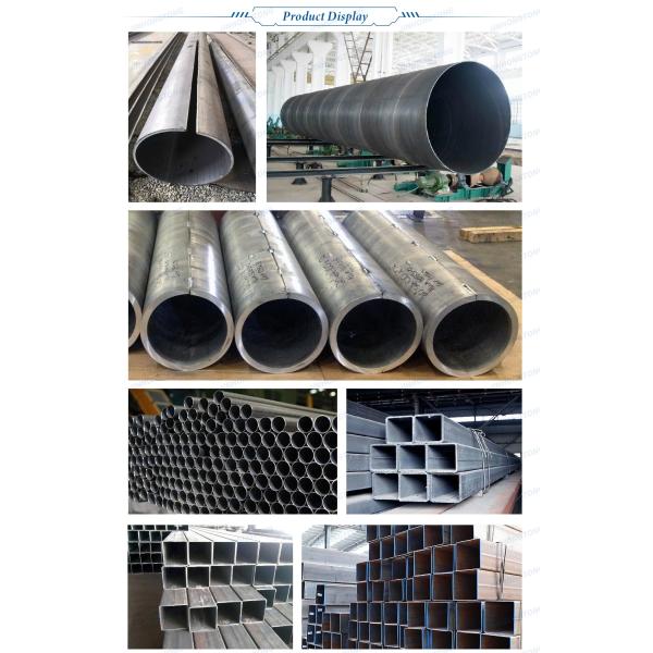 Straight Seam Welded Steel Pipe 273 2420 mm Outer Diameter Spiral Welded for Welding Applications