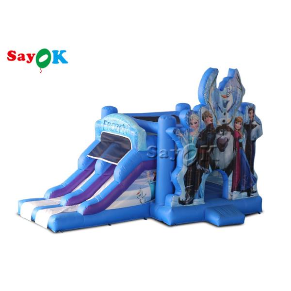 6m 20ft Children Frozen Bounce House Inflatable Bouncy Castles With Slide