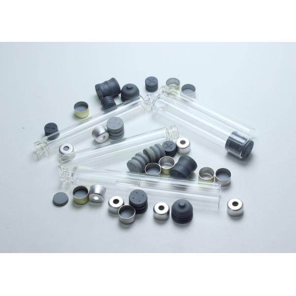 cartucho de vidro descartável vazio médico transparente de 1.5ml 3ml 4ml