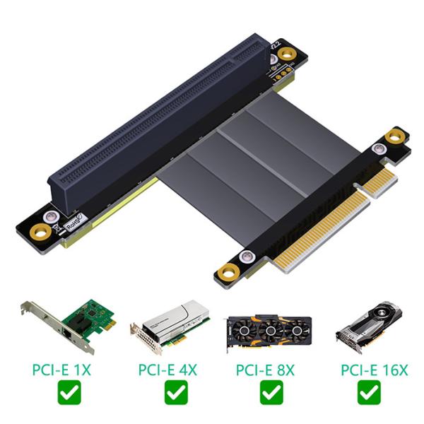 Срочные 16X к кабелю неэтилированному QFN наполнителя 8X Pcie ХЛОПАЮТ кабель переходника Pcie