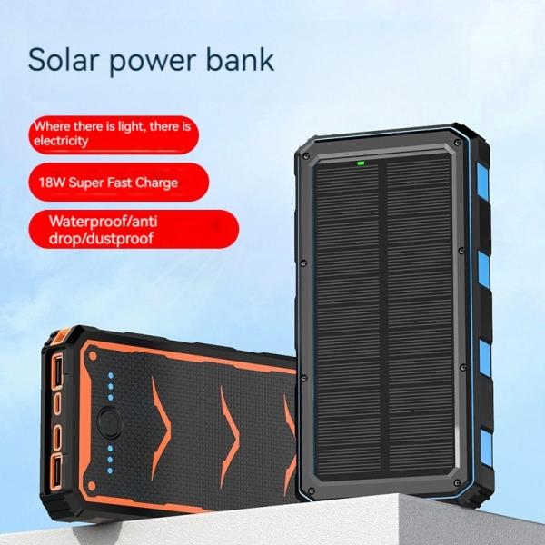Quick Charge Support Solar Power Bank 20000mAh for Cell Phones and Smartphones