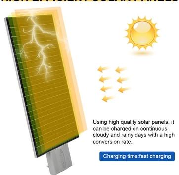 20W 30W 60W Alta Potência Solar Street Light Controle de Luz Diurna LED Luzes de Estrada