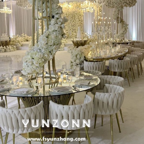 Velvet Dinning Room Furniture Restaurant Modern Luxury Upholstered Soft Fabric Velvet Dining Chairs