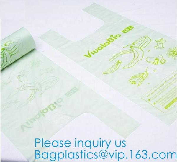 EN13432 BPI OK Compost Home ASTM D6400 Certified Biodegradable Dog Poop Bags, Dog Poop Waste Trash Bag, Toilet Compostab