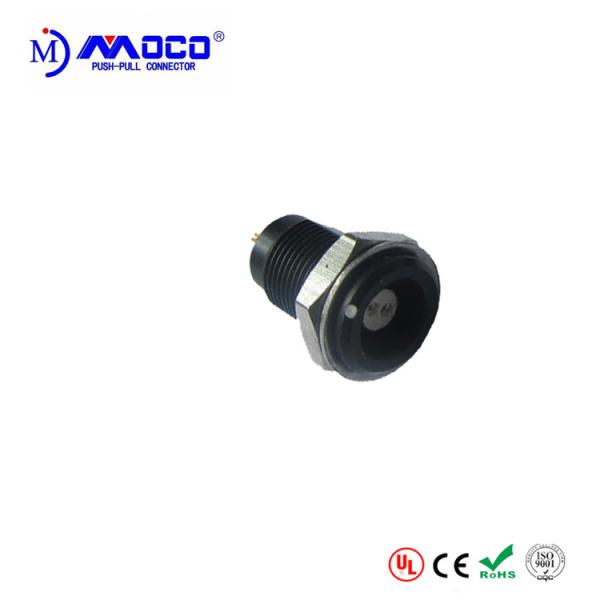 Push Pull  Female Miniature Circular Connectors M7 2 Pin 5000 Mating Cycles