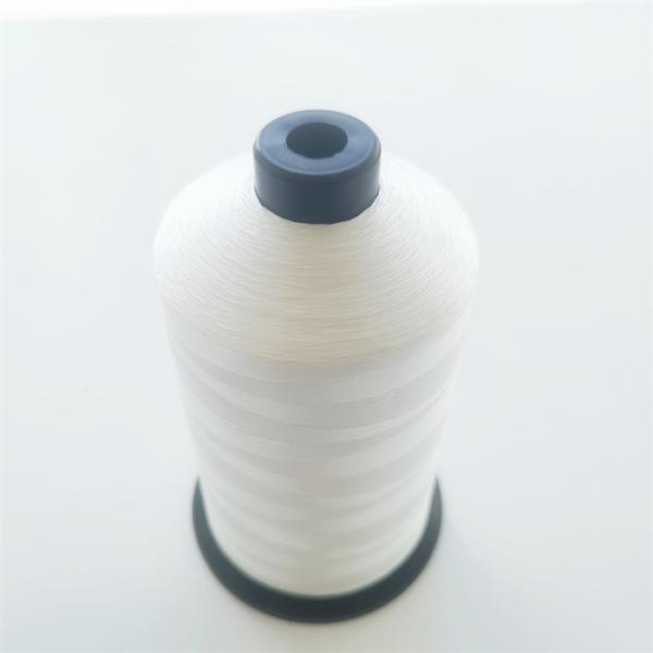 500D*3 Extra Strong Polyester Thread Abrasion Resistance White