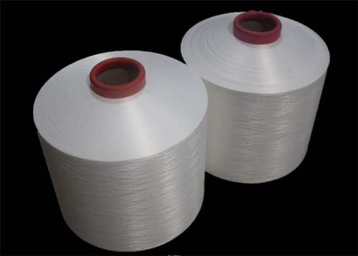 Recycled Raw White Polyester DTY Yarn , Spun Polyester Yarn 50D/24F High Tenacity