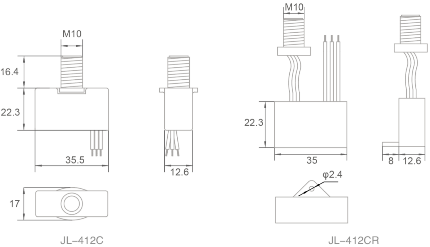 Adjustable Lux Threshold Miniature Improved Electronic Direct Wire In Photocontrol Micro Advanced Version