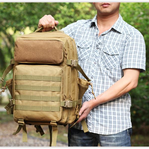 Large Survival Tactical Bag Backpack for Daily Life and Interior Compartment Function