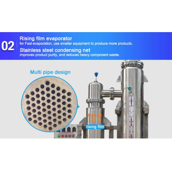 CIP Rising Film Evaporator Toption China Stainless Steel Evaporator
