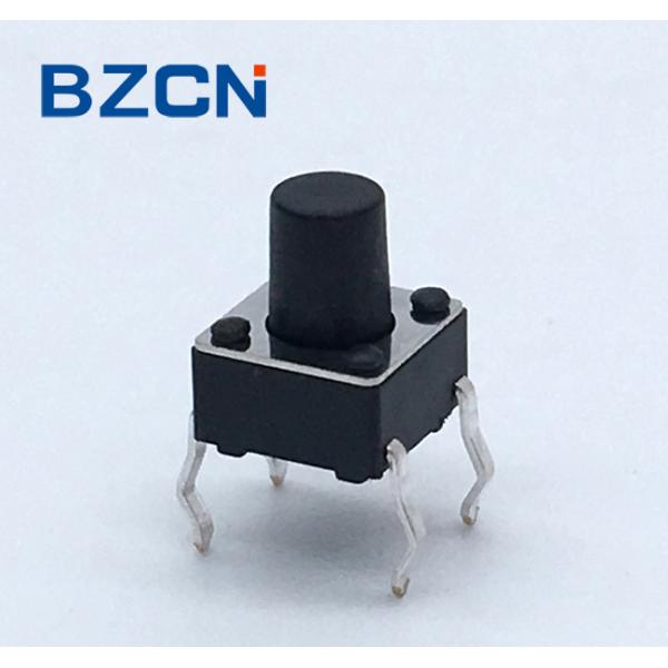 6 X 6 X 6 Mm Momentary SPST Tactile Switch , Miniature Push Button Switch