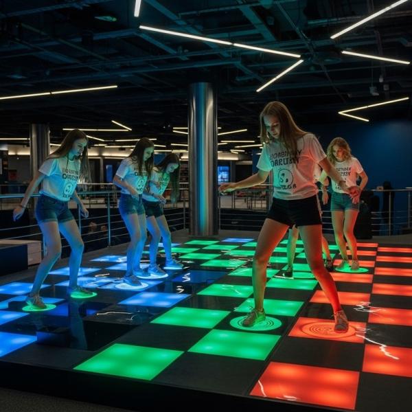 Interactive LED Floor Games - Ultimate Immersive Gaming Experience