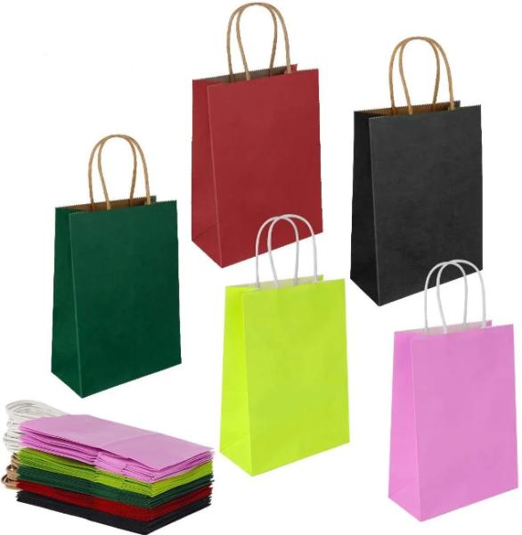 environment kraft paper shopping bags