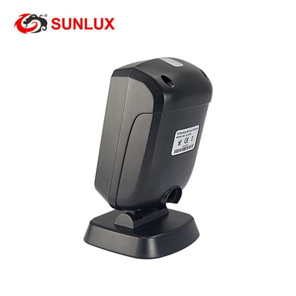 Black Case 1D QR Code USB Fixed Barcode Scanner