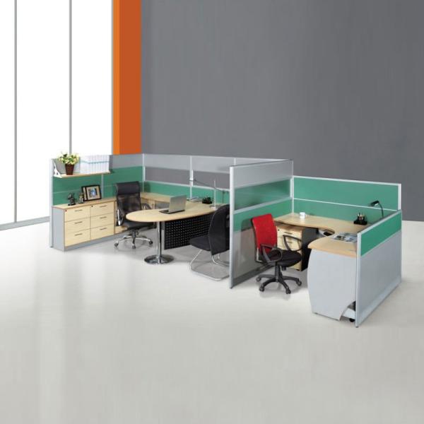 Китай Производитель 2 Человека Рабочий стол Мебель для офиса Двойной офисный стол