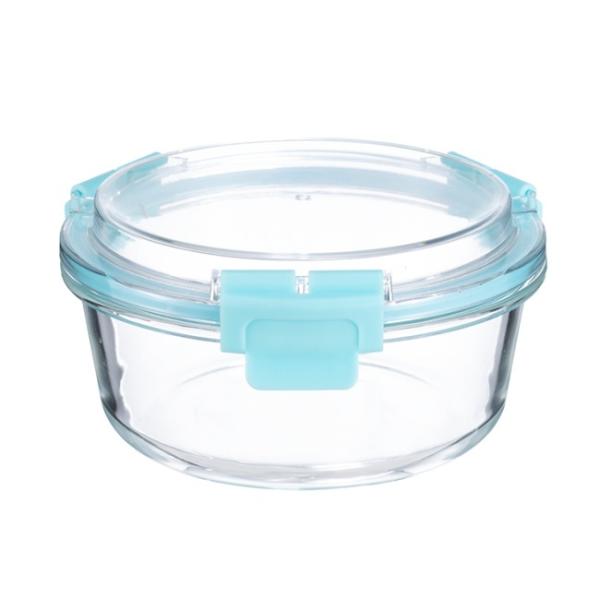 Contenedor de vidrio de borosilicato para alimentos 1050 ml con tapa de cerradura rápida