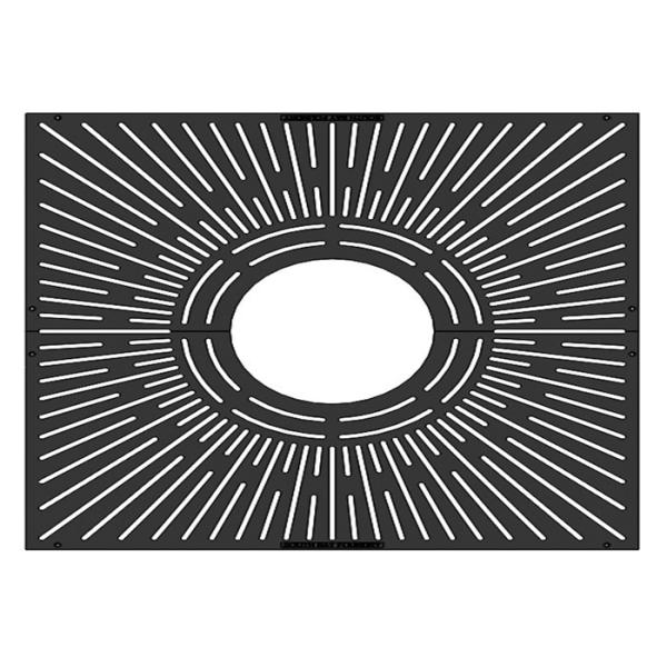 En124 Cast Iron Round Tree Grates Outdoor Tree Protection 1500mm X 1500mm