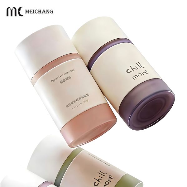 50G / 75G PP Double Shoulder Sleeve Twist-Up Deodorant Stick Container with Food-Grade Material
