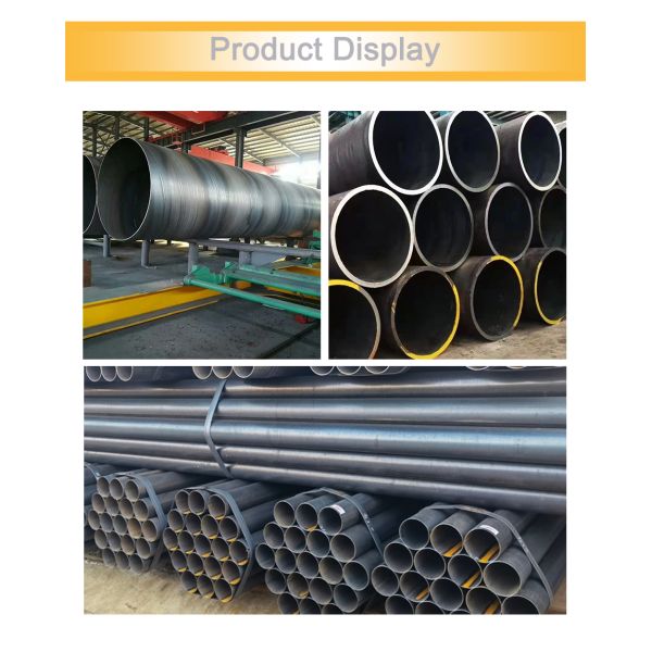 Hot Rolled Q195 Carbon Steel Pipes A53 ST33 A283 Seamless Round Tube