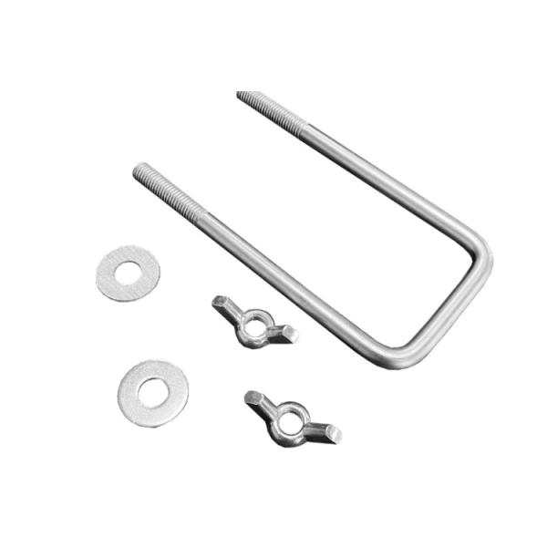 1/4 5/16 ASTM A193 A194 U TYPE SHAPE Metal Bolt with nut washer assortment SUS304 SUS316 A2-70 A4