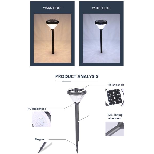 Сжигание алюминия светодиодные солнечные светодиоды с батареей 2000 мАч ODM OEM
