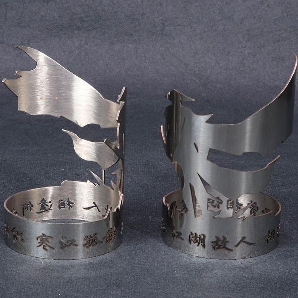 Wholesale Custom Laser Engraving Decorative Crafts Stainless Steel Tubes