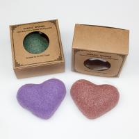 L'éponge de nettoyage de Violet Purple Red Konjac Facial réduit des défauts de peau