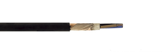 N2XCH Bare Copper Power FRNC Cable Black Outdoor With Concentric Protective Cu Wire Concrete