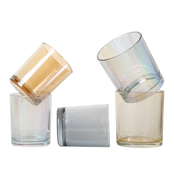 Wholesale Frosted Glass Candle Jars-Luxury Finish Customizable Small MOQ Bulk Pricing for Retailers