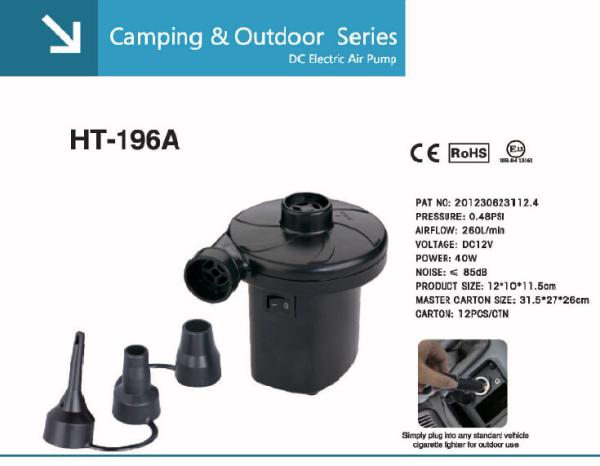 HT-196 DC Electric  Air Pump In Camping & outdoor