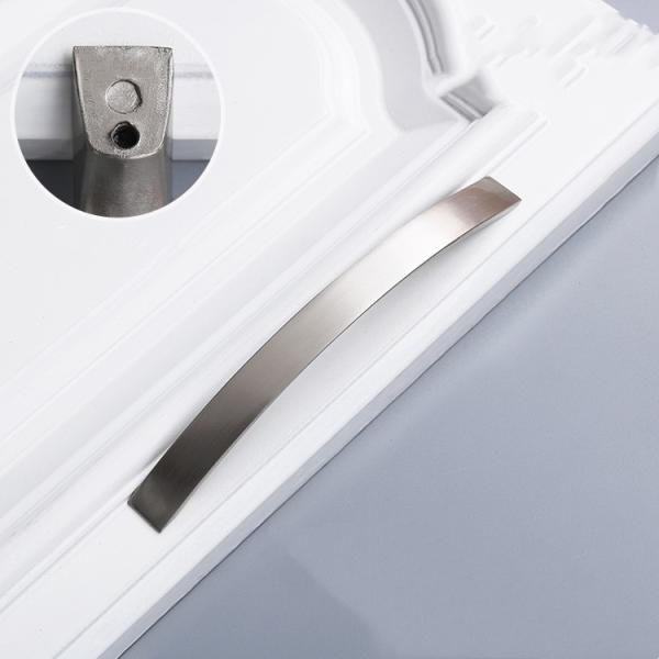 192mm Aluminium Color Drawer Cupboard Handles Pulls Anodizing For Cabinet