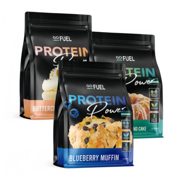 Flat Bottom Dairy Milk Packaging Professional Matt Protein Powder Stand Up Pouch