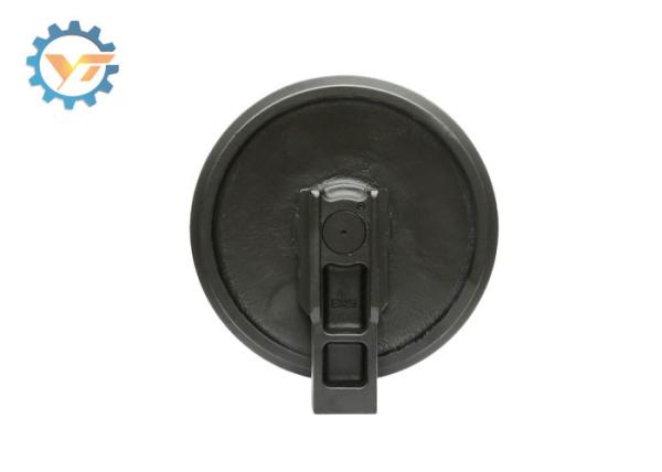 Cor de aço de Front Idler Assembly Casting Black da estrutura da escavadora de ZG50Mn