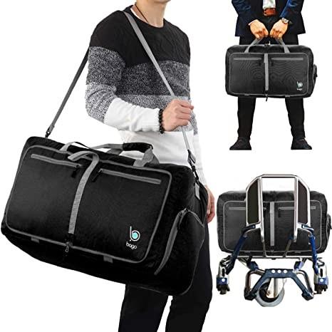 Foldable Sports Duffle Bag 60l Duffel Backpack For Women Men Lightweight Waterproof