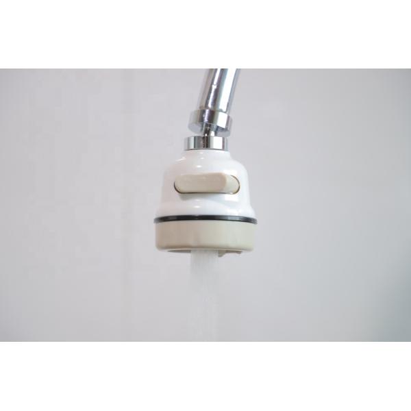 360 Degree Adjustable Rotatable White Swivel Head Kitchen Sink Faucet Nozzle Tap Adapter
