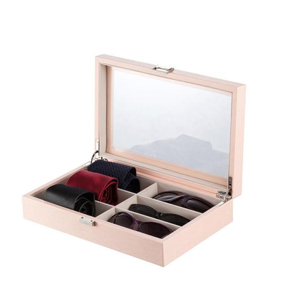 Unfinished Wood Tie Gift Storage Boxes Customized Logo Acceptable and Free Sample Charge