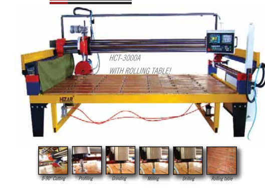 0 - 90 Degree Marble Stone Cutting Machines Multi Function Countertop