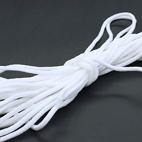 White Anti Dust Mask Materials , Mask Raw Materials Spandex Nylon Earloop